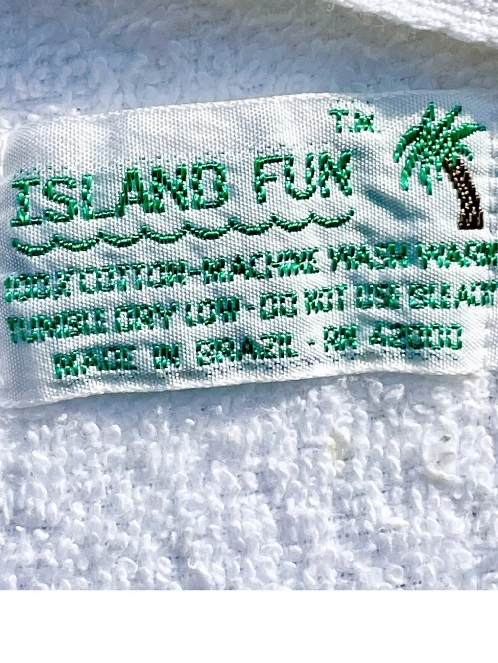 Hot Air Balloon Beach Towel Cotton Made In Brazil Vintage Island fun